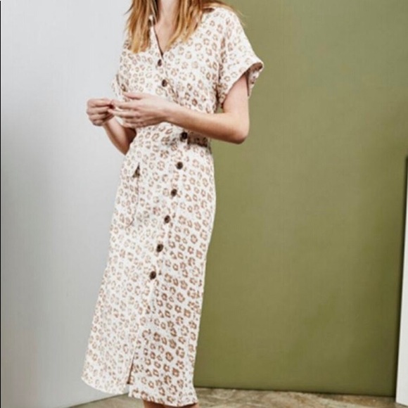 JOIE Coady Linen Dress In “Porcelain” Size XS - Picture 2 of 8